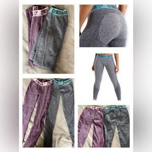 **SOLD** 2 pairs of GymShark Flex seamless leggings